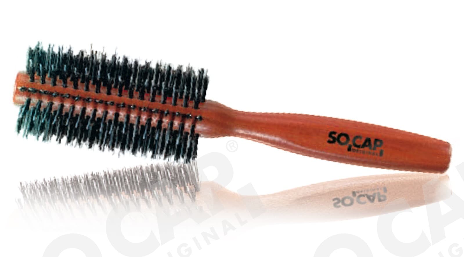 Stal Verplicht overdracht Hairextensionborstel s921 hout- Socap Original